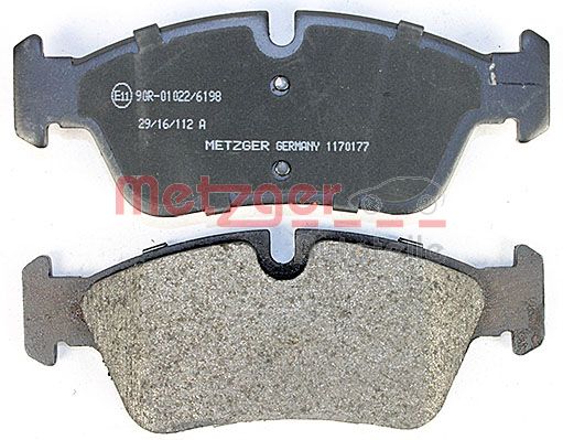 METZGER 1170177 Bremsbelagsatz, Scheibenbremse